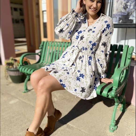 Free People Lighten Up Mini floral  in Tea Combo sz XS NWT - Picture 2 of 6